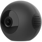 CAMSOY C8 HD 1280 x 720P 140 graad brede hoek sferische draadloze WiFi draagbare intelligente surveillance camera  ondersteuning infrarood recht visie & bewegingsdetectie alarm & opladen tijdens het opnemen (zwart)