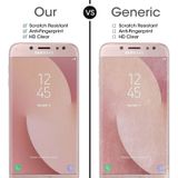 2 stuks voor Galaxy J7 (2017) (Amerikaanse versie) 0.3mm 9H oppervlaktehardheid 2.5D Explosieveilig niet-volledig scherm getemperd glas scherm Film