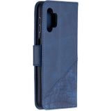 Voor Samsung Galaxy A32 5G bijpassende kleur krokodil textuur horizontale flip pu lederen geval met portemonnee & houder & kaart slots (blauw)