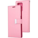 GOOSPERY RICH DIARY For Galaxy S20 Ultra PU + TPU Crazy Horse Texture Horizontal Flip Leather Case  with Card Slots & Wallet & Photo frame(Pink) GOOSPERY RICH DIARY For Galaxy S20 Ultra PU + TPU Crazy Horse Texture Horizontal Flip Leather Case  with