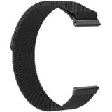 Voor Fitbit Versa Milanese vervangende polsband horlogeband  maat: L (Goud)