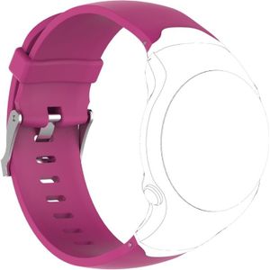 Smart Watch silicone polsband horlogeband voor Garmin approach S3 (Rose Red)