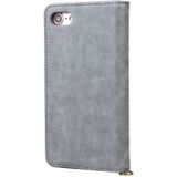 Voor iPhone 8 / 7 CMai2 Kaka-serie Litchi Texture Horizontal Flip Leather Case met Houder & Card Slots(Grijs)