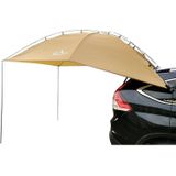 Laputa Outdoor Zelfrijdende Barbecue Camping Vehicle Tail Car Side Tent  Kleur: Zilver gecoat