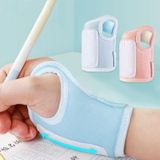 Pen-Holding Posture Wrist Correction Belt Primary School Students Writing Anti-Hook Wrist Corrector Size: S  (Pink)