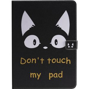 Painted Pattern Horizontale Flip Leather Case met Holder & Card Slots & Wallet & Sleep / Wake-up Functie Voor iPad Air 2020 10.9 /iPad Pro 11 2020 / 2018(Cat Ears)