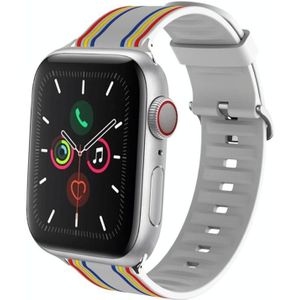 Siliconen vervangbare horlogeband voor Apple Watch Series 6  SE & 5 & 4 40mm / 3 & 2 & 1 38mm (17)