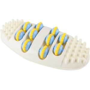 2 stks 666 Huishoudelijke en kneedvoet Acupunctuur Point Roller Type Foot Massager