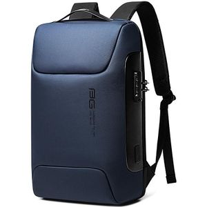 BANGE BG-7216 Waterdichte Anti-diefstal Schouders Tas Mannen Business Travel Computer Rugzak (Blauw)