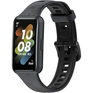 Voor Huawei Band 7 TPU -horlogeband (Camouflage Gray)