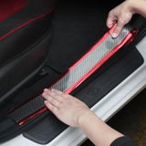 6 m auto bumper anti-botsing strip  kleur: koolstofvezel zwart 7cm