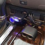 Car Cockets Auto Sigaretten Lichter Adapter Splitter Set 2 USB Auto Charger 12V / 24 V Auto Styling Accessoires Interieuronderdelen