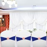 Stoel sashes bows Decor Elastische Spandex Stoel Sjerp met Roze Flower Stretch Chair Band Wedding Decoration (Groen)