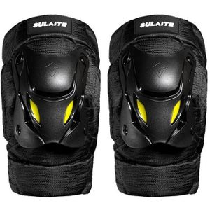 SULAITE Motorcycle Protector Rider Wind Warmte Beschermende Gear Riding Equipment  Kleur: Black Knee Pads