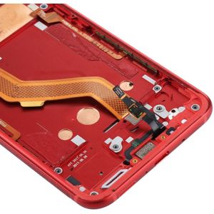 LCD-scherm en Digitizer met Frame voor HTC U11(Red)