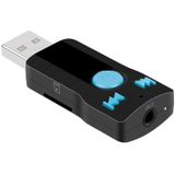 BC07 Mini geborsteld textuur USB Bluetooth ontvanger MP3 speler SD/TF kaartlezer met microfoon & audiokabel  ondersteuning voor Handsfree & AUX Output & 32GB Micro SD / TF kaart & dubbelzijdige USB-poort aansluiten