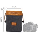 S.C.COTTON Liner Bag Waterproof Digital Protection Portable SLR Lens Bag Micro Single Camera Bag Fotografie Tas  Kleur: Carbon Black M