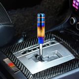 Universele vlam kleurrijke lange strook vorm auto Gear Shift knop gemodificeerde shifter hendel knop  lengte: 13cm