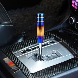 Universele vlam kleurrijke lange strook vorm auto Gear Shift knop gemodificeerde shifter hendel knop  lengte: 13cm