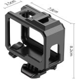 Voor GoPro HERO9 Black ABS Plastic Border Frame Mount Beschermhoes met Buckle Basic Mount & Screw (Zwart)