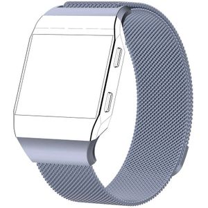 Voor Fitbit Ionic Milanese HorlogeStrap (Space Gray)