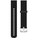 18mm Texture Siliconen Polsband Horloge Band voor Fossil Female Sport / Charter HR / Gen 4 Q Venture HR (Zwart)