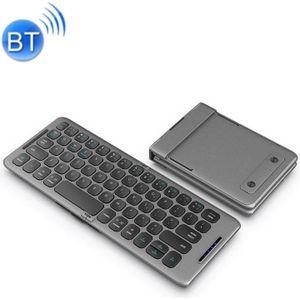 B088 65 Sleutels Draagbaar Vouwen Bluetooth-toetsenbord (Pearyy Gray)