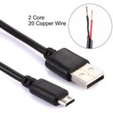 30cm 2 Cores 20 koperen draden Micro USB naar USB 2.0 Lader Kabel Voor Samsung  HTC  LG  Sony  Huawei  Lenovo  Xiaomi nl andere Smartphones