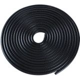 10m U-shaped Non-stick Car Rubber Seal Bumper(Black)