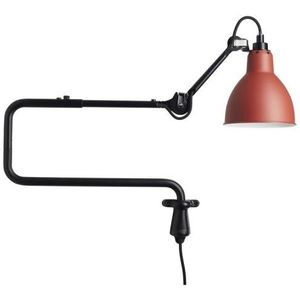 Klassieke verstelbare moderne industrile lange swing arm muur lamp met LED lichtbron (rode wijn)