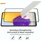 Voor Samsung Galaxy A72 4G / 5G ENKAY Hat-Prince Anti-drop Full Glue Tempered Glass Full Screen Film Anti-fall Protector