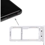 2 SIM-kaart lade/micro SD-kaart lade voor Galaxy Note 8 (zilver)