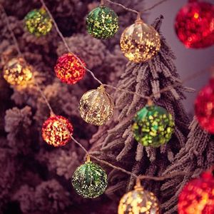 LED Christmas Decorative Ball Lights Scene Arrangement Lantern String  Spec: Battery Type 6m(Diamond)