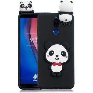Voor Huawei Mate 10 Lite 3D Cartoon Patroon Schokbestendige TPU beschermhoes (Rode Bow Panda)