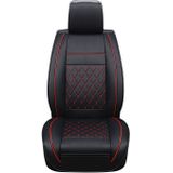 Auto lederen volledige dekking Stoelkussen cover  luxe versie (zwart rood)