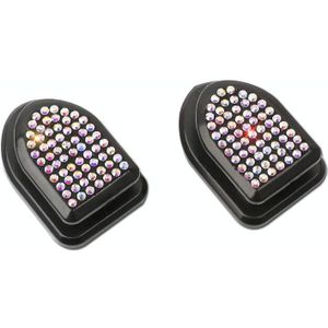 5 sets diamond-studded auto haak auto accessoires haak stoel terug auto kleine haak (kleurrijke diamant)