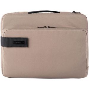 POFOKO E550 13 inch draagbare waterdichte polyester laptop handtas met koffer gordel (kaki)