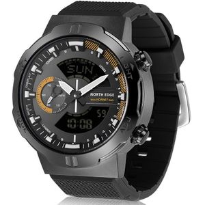 North Edge Hornet Dual Digital Wekker Timing Mannen Lichtgevende Sporthorloge