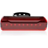 A02 fiets Taillight fiets rijden motorfiets elektrische auto LED mountainbike USB opladen veiligheidswaarschuwing licht (50 uur  plastic zak)