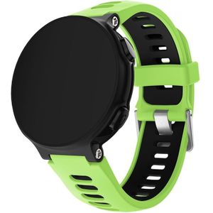 Slimme horloge silicone polsband horlogebandje voor Garmin Forerunner 735XT (groen)