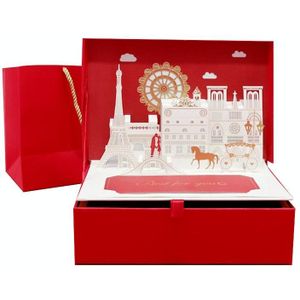 Love Story driedimensionale Gift Box Creative Gift Packaging Box  Kleur: Groot (Pakket 1)