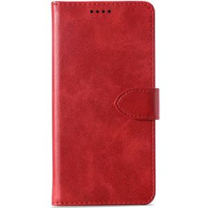 Kalf textuur horizontale Flip lederen case voor Motorola Moto E5 Plus  met houder & card slots & portemonnee (rood)