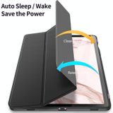 Voor Samsung Galaxy Tab S9 DUX DUCIS TOBY-serie antislip lederen tablethoes met slaap- / wekfunctie