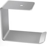 2 STUKS Z5 All-Aluminium Alloy Hoofdtelefoonhouder Hanger Haak Muur Display Plank (Zilver Grijs)