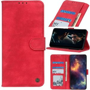 Voor Samsung Galaxy S30 Ultra / S21 Ultra Antilope Texture Magnetic Buckle Horizontale Flip PU Lederen case met kaartslots & portemonnee & houder(rood)
