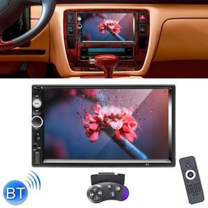 A2207 HD 2 DIN 7 inch auto Bluetooth radio ontvanger MP5 speler  ondersteuning FM & USB & TF Card & Mirror Link  met stuurwiel afstandsbediening