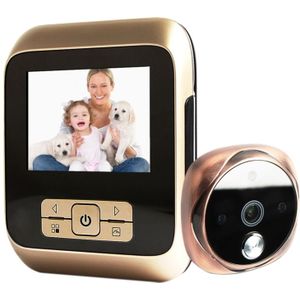 M530 3 0 inch TFT display 3.0 MP camera video digitale deur viewer  ondersteuning TF-kaart (32GB Max) & infrarood nachtzicht (brons)