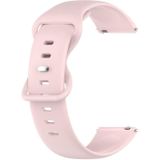 For Samsung Gear S2 Classic 20mm Solid Color Silicone Watch Band(Pink)