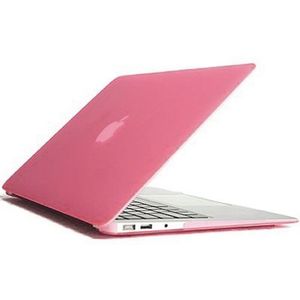 MacBook Air 13.3 inch Kristal structuur hard Kunststof Hoesje / Case (roze)