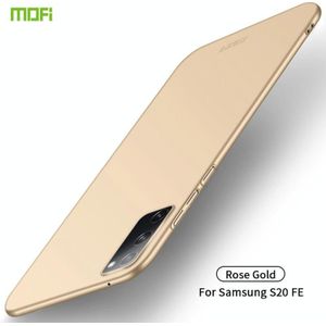 Voor Samsung Galaxy S20 FE MOFI Frosted PC Ultra-thin Hard Case(Gold)